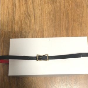Black Belt w/ gold bow buckle